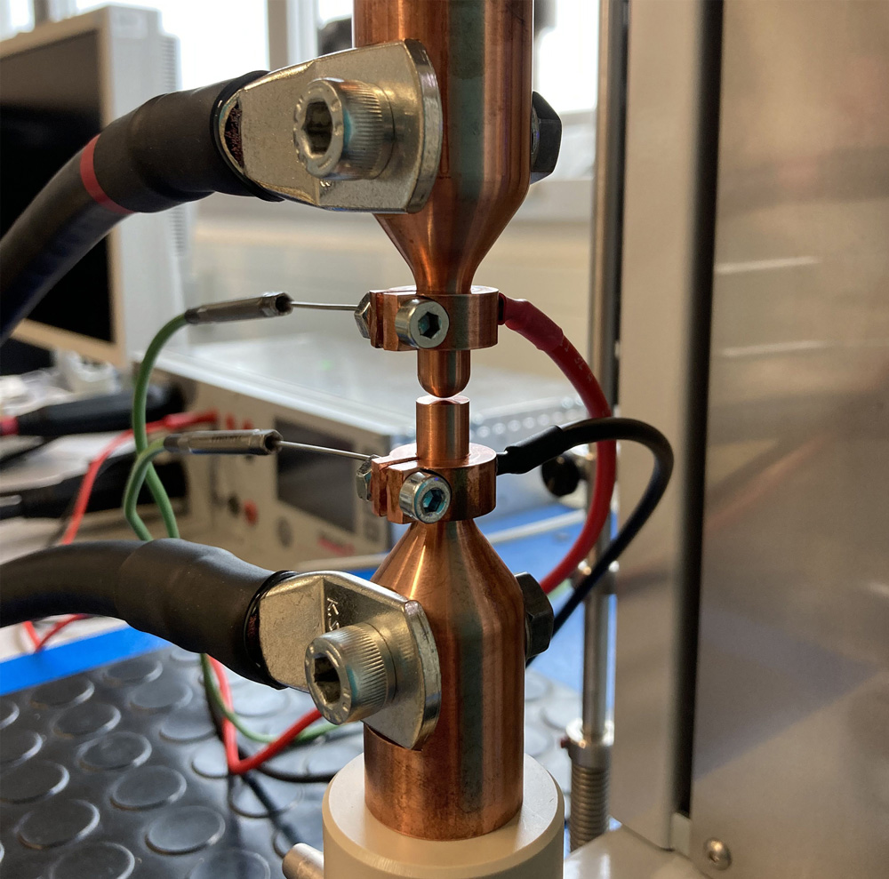 montierte prototypische Stirnkontaktpaarung