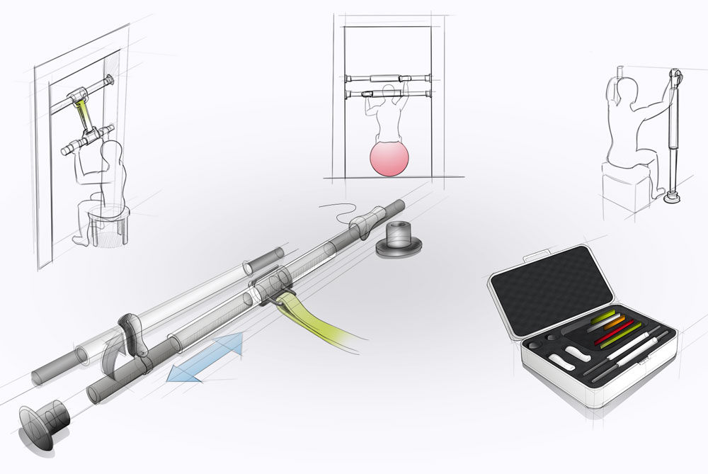 iScoolio: Stab-Modul für physiotherapeutische Übungen